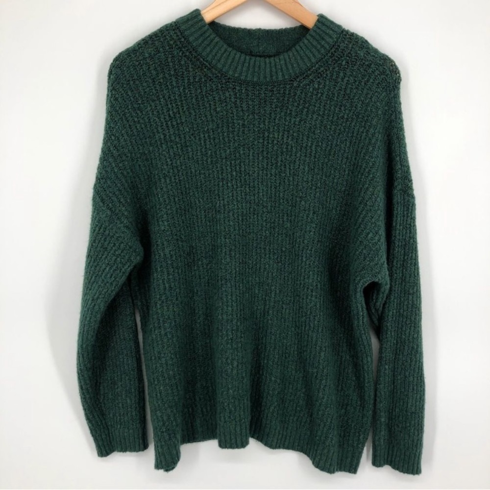 American Eagle Sweater Women’s Green Stretchy Slouchy Comfy